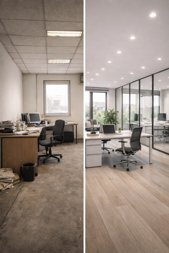 image avant après rénovation